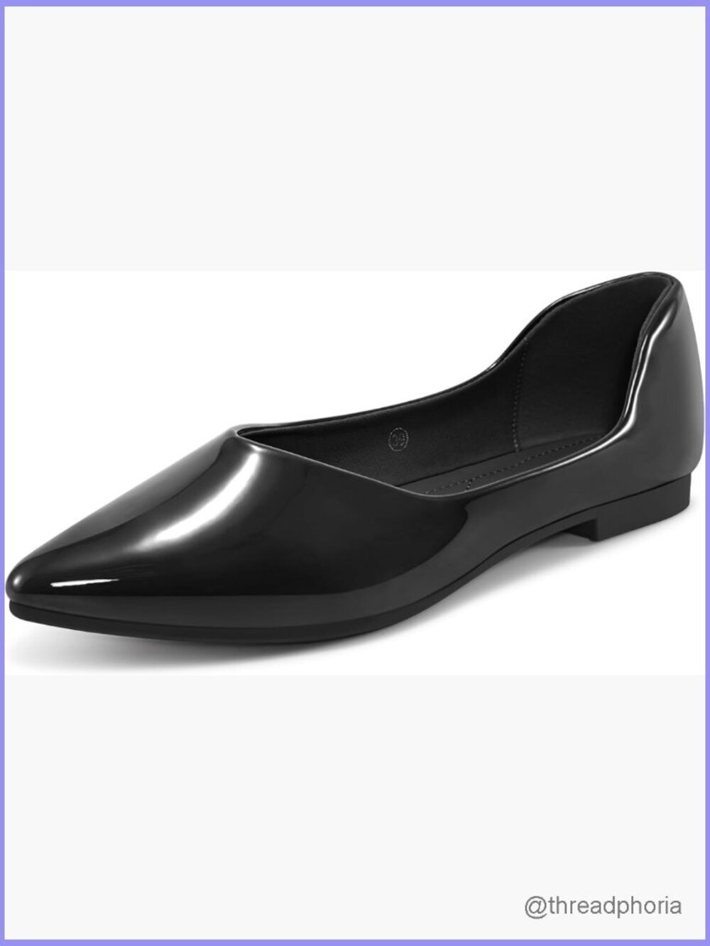 Womens Ballet Flats Dressy Comfortable Work Walking Shoes Cushioned Memory Foam